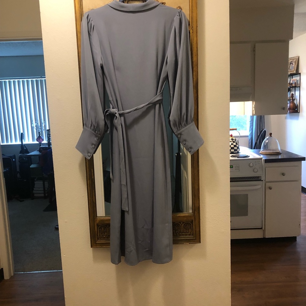 Simple Retro Collared Dress - Picture 2 of 3